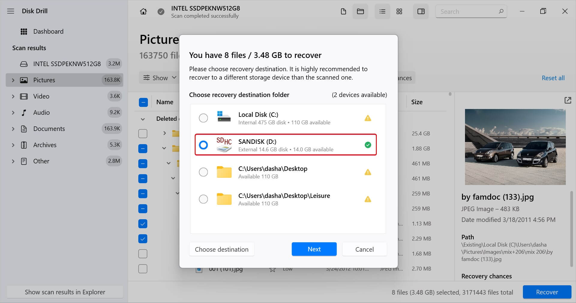 gjenopprett filer fra formatert harddisk