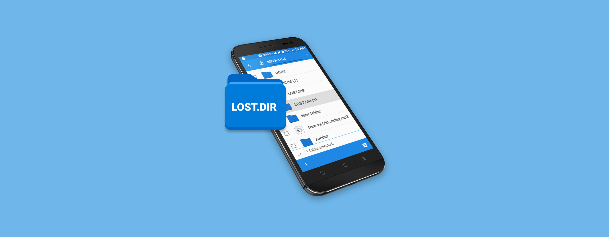 Lost dir files recovery