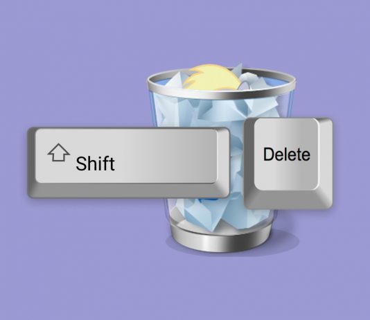 Recover shift deleted files