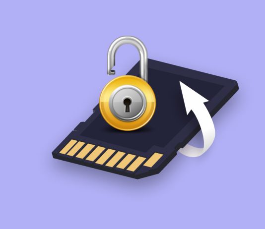 how to unlock an sd card