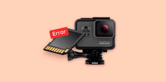 gopro sd card error