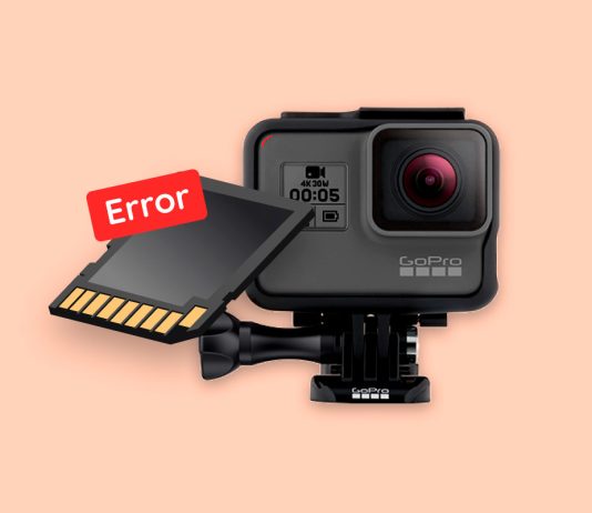gopro sd card error