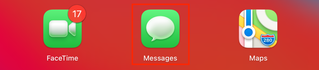 application de messages sur mac