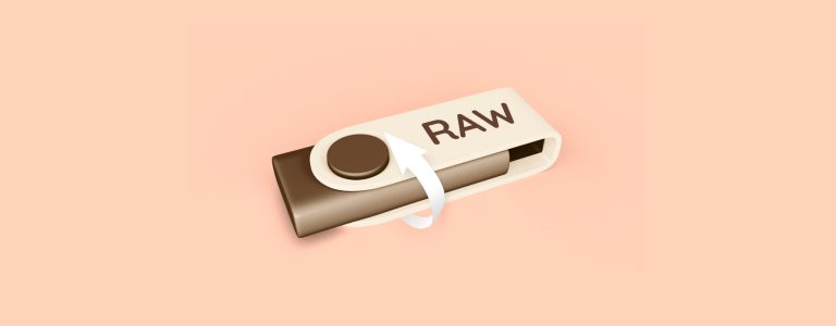 Så återställer du filer från en RAW USB-enhet och fixar den