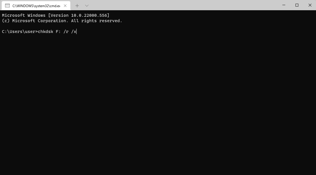 using chkdsk to fix seagate hard drive