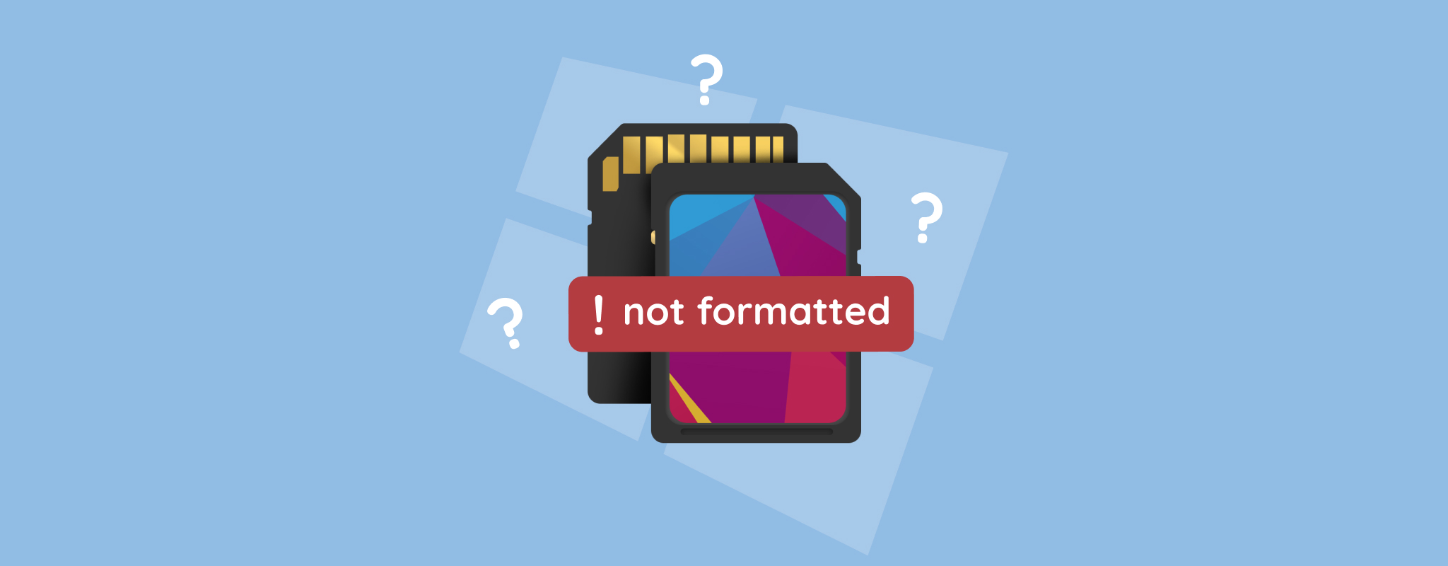 sd card won't format