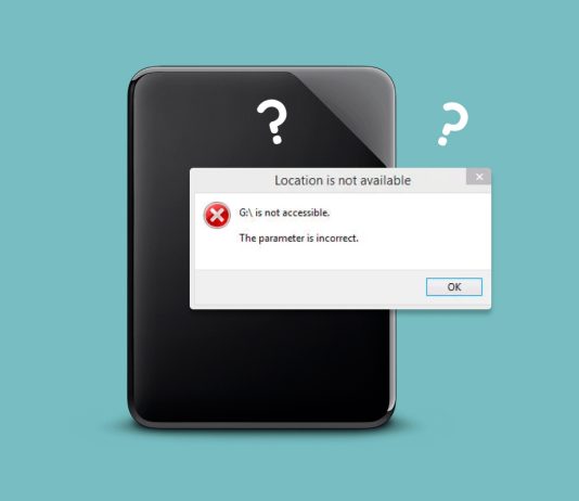 the parameter is incorrect