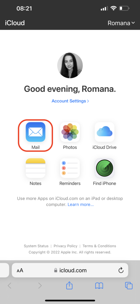 icloud mail