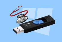 check usb drive health