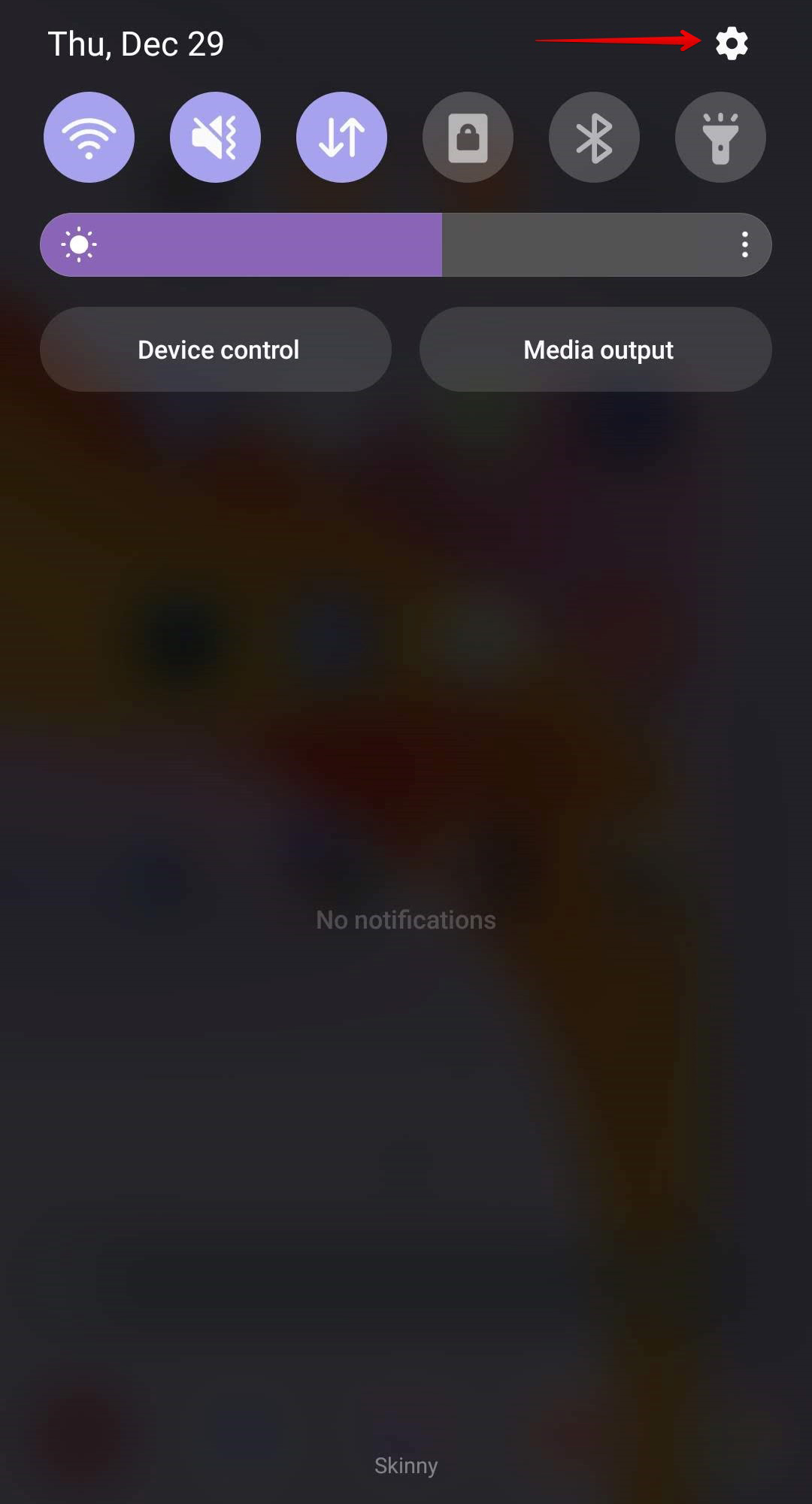 Einstellungen auf Android öffnen.