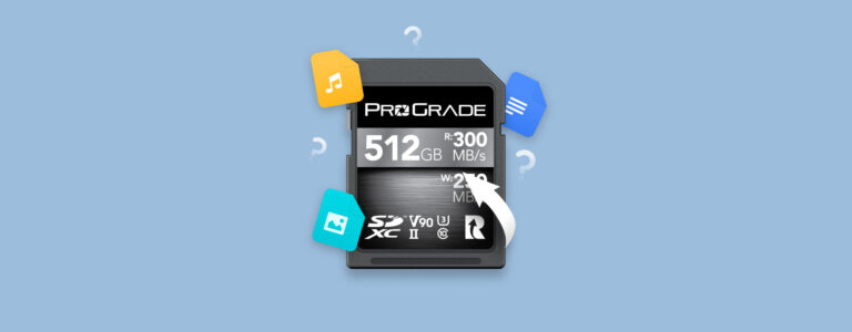 如何从ProGrade SD卡恢复已删除的数据