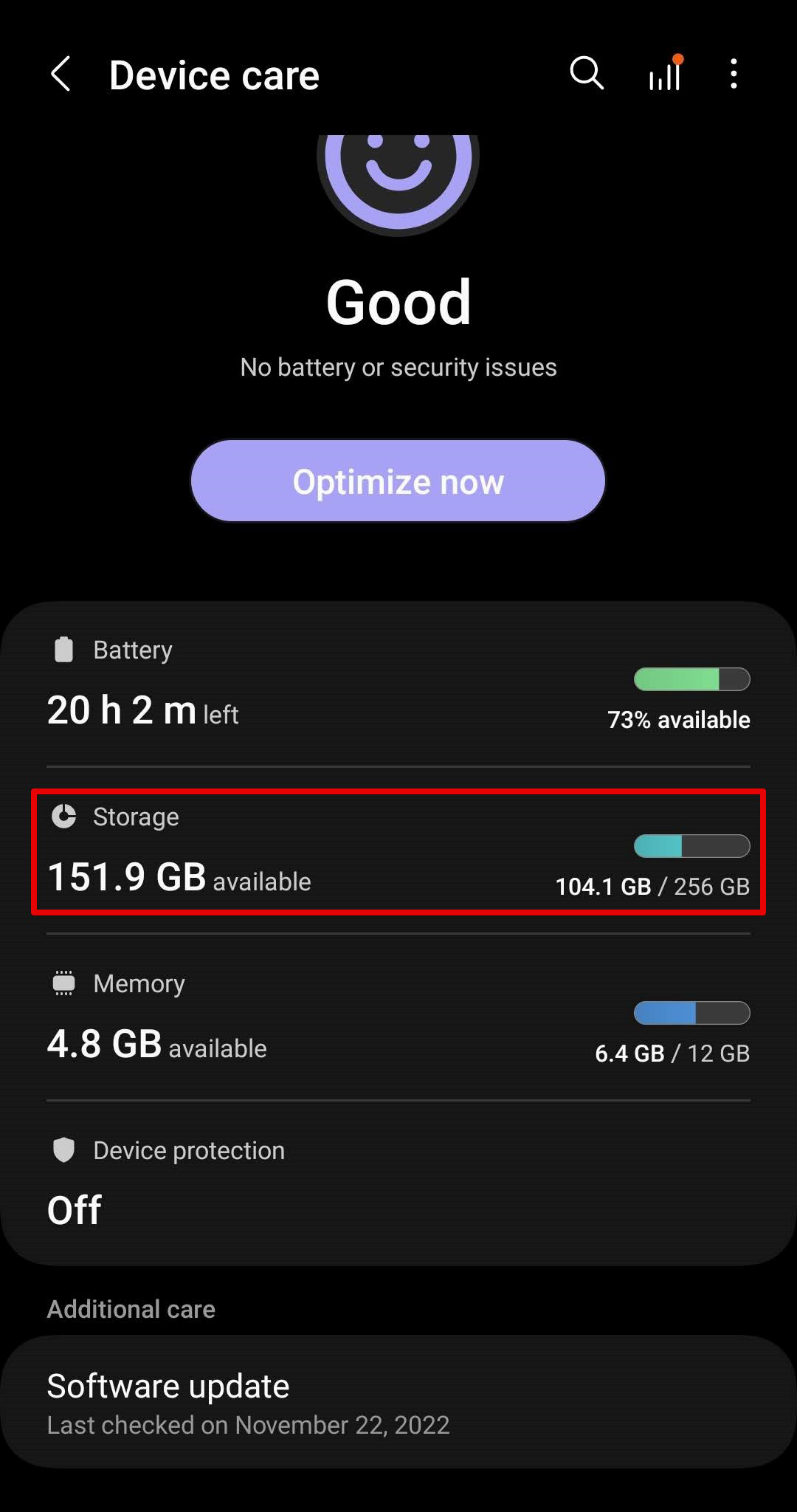 Zugriff auf Ihren Android-Speicher.
