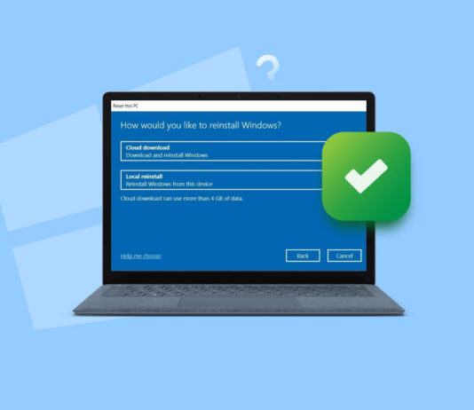 reinstall windows without losing files