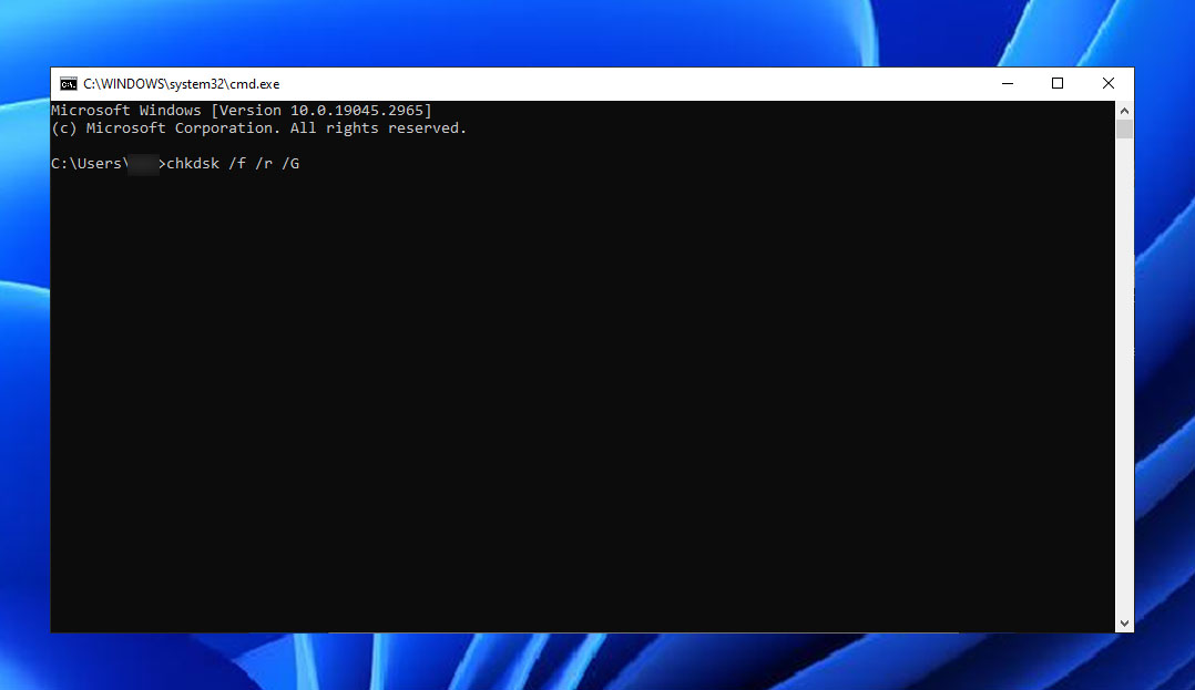 chkdsk