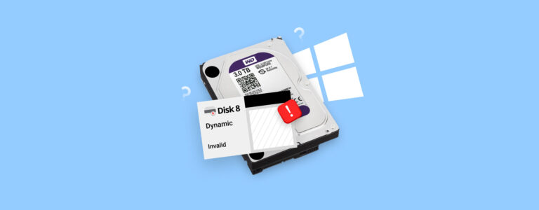 Hur du åtgärdar felet Dynamisk disk är ogiltig på Windows