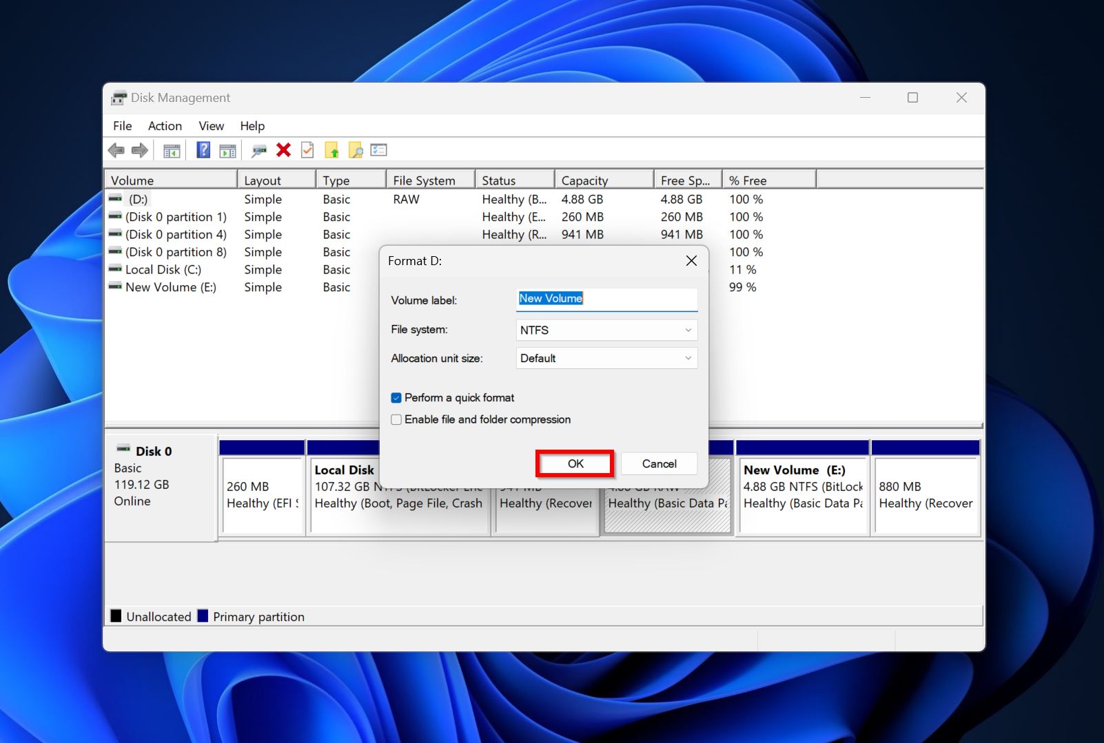 Fomat parameters.