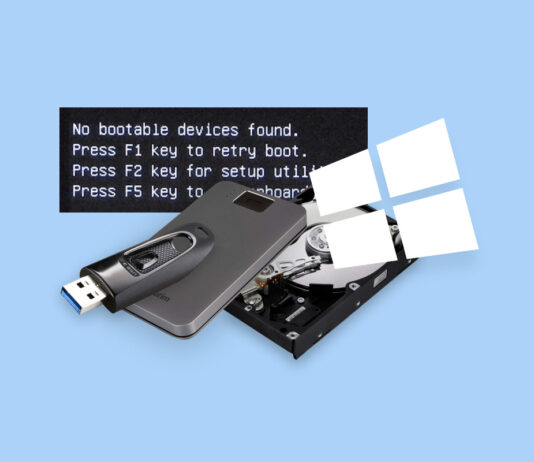 no bootable devices found