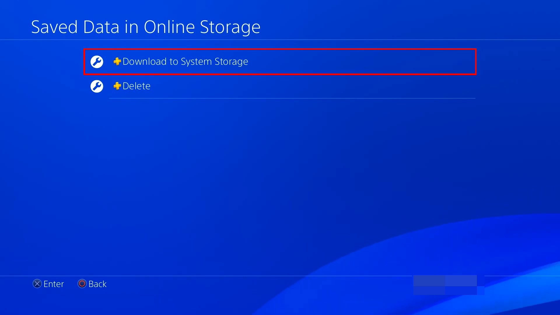 Download to System Storage