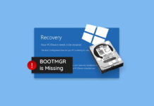 bootmgr is missing windows