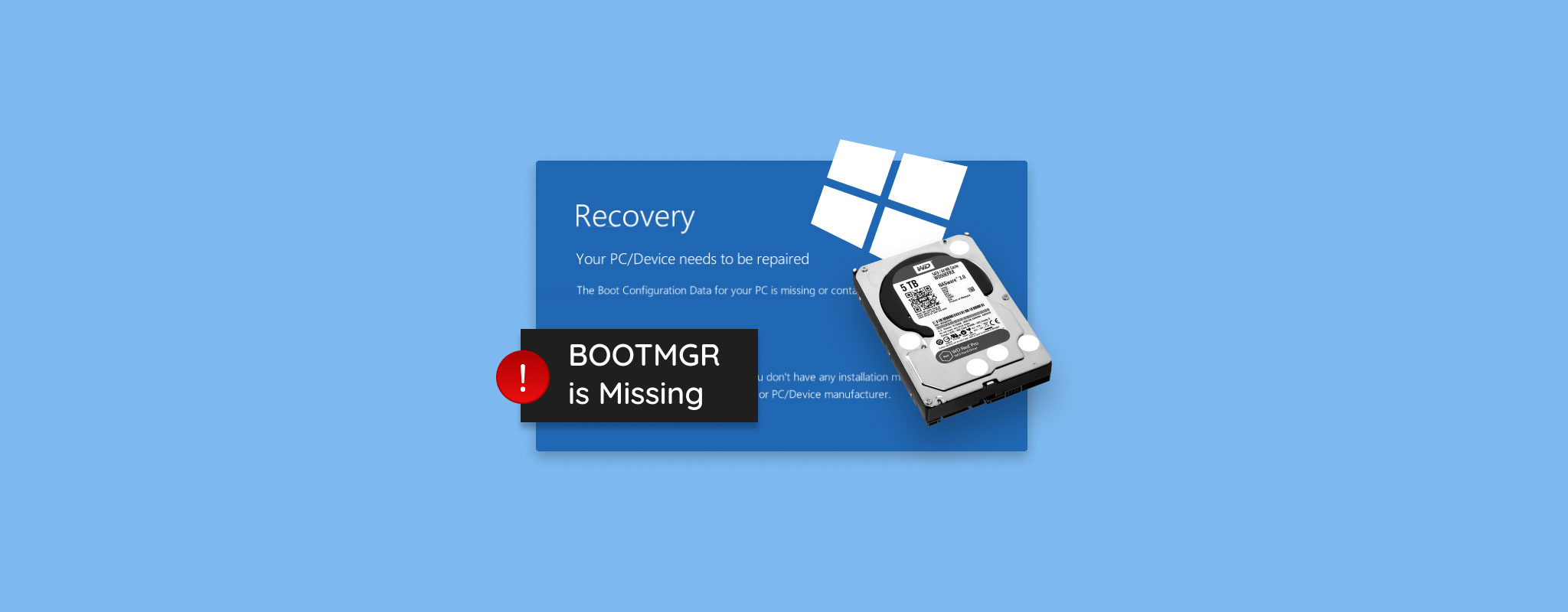 bootmgr is missing windows