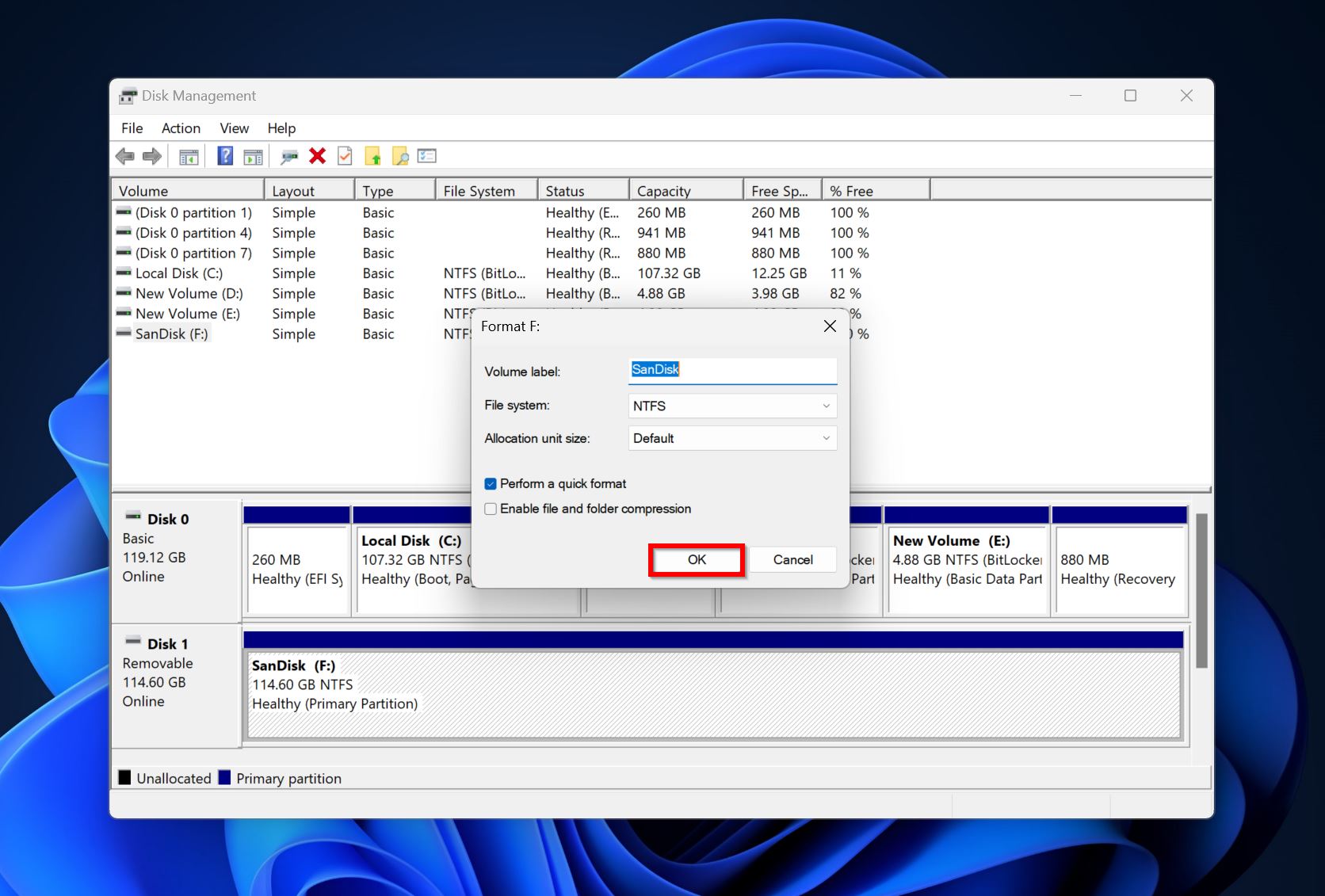 Format parameters.