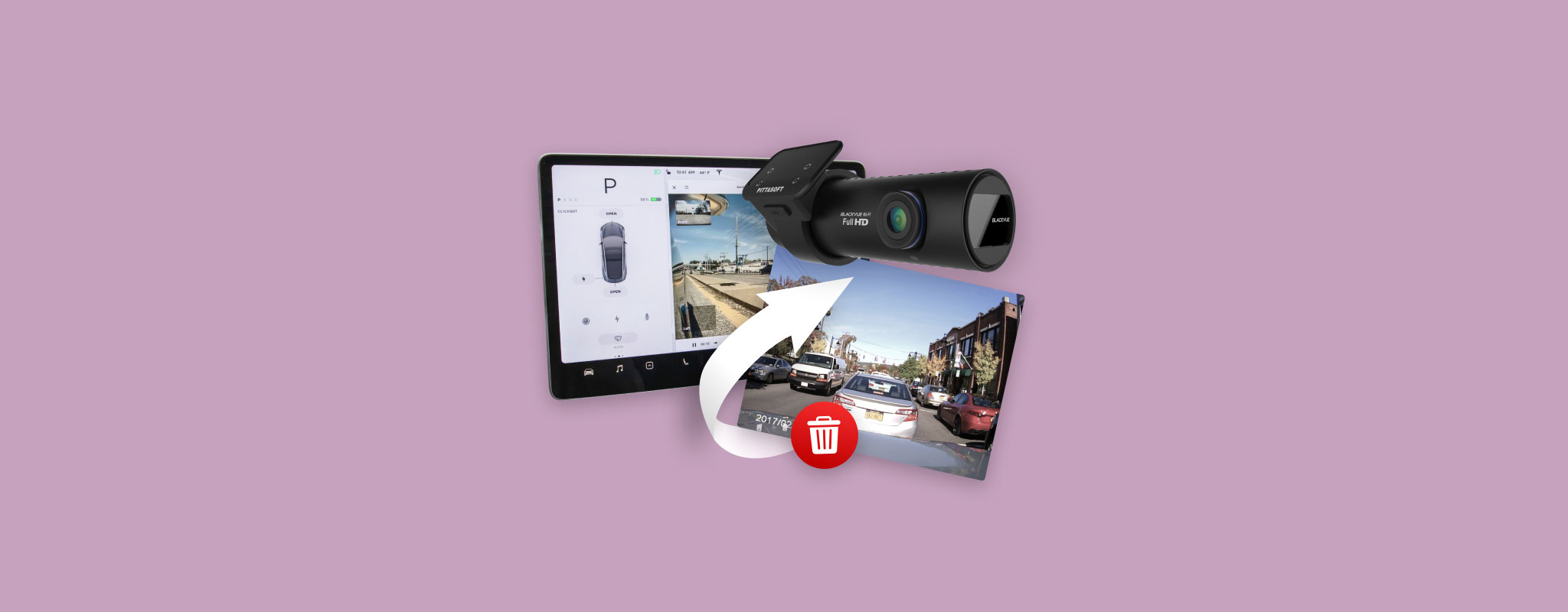 récupérer les vidéos supprimées d'une dashcam