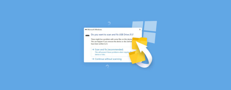 How to Recover Files Deleted by “Scan and Fix”
