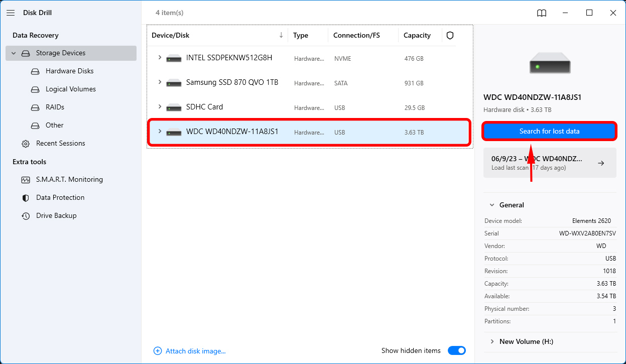 external hard drive data recovery