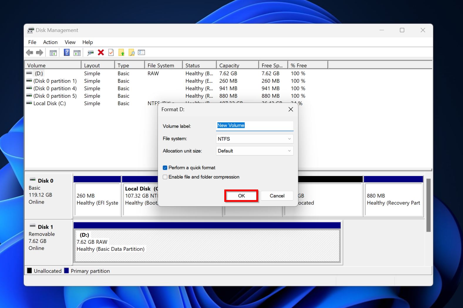 Format parameters.