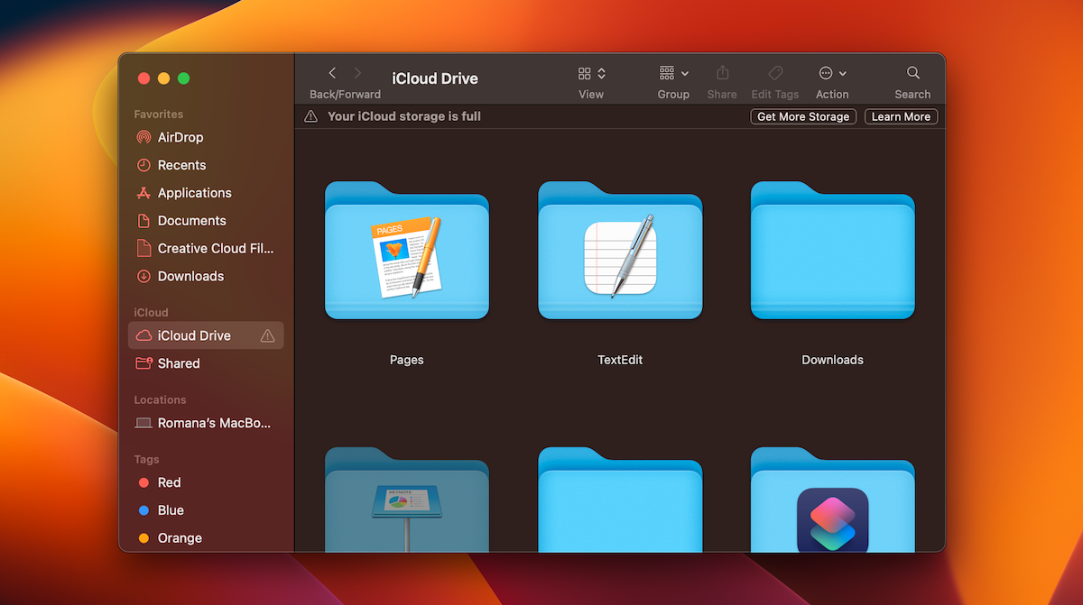 dysk icloud mac