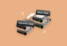 convert dynamic disk to basic