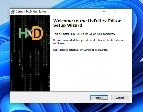 hxd installation