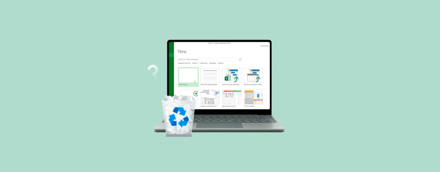 How to Recover Deleted/Unsaved Microsoft Project File