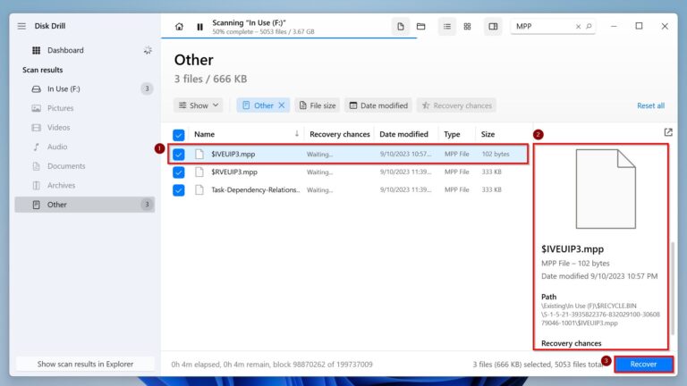 How to Recover Deleted/Unsaved Microsoft Project File