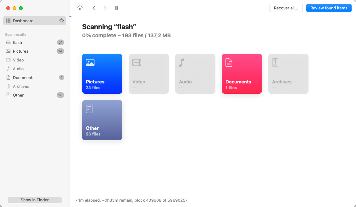 preview files disk drill mac