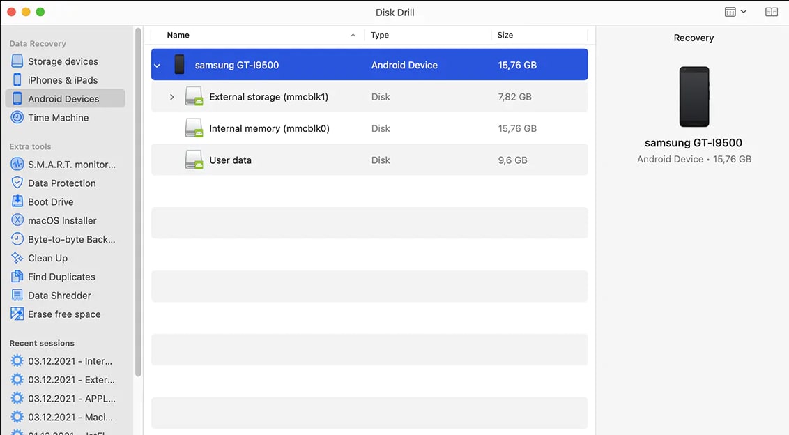 scan SD card directly in android phone