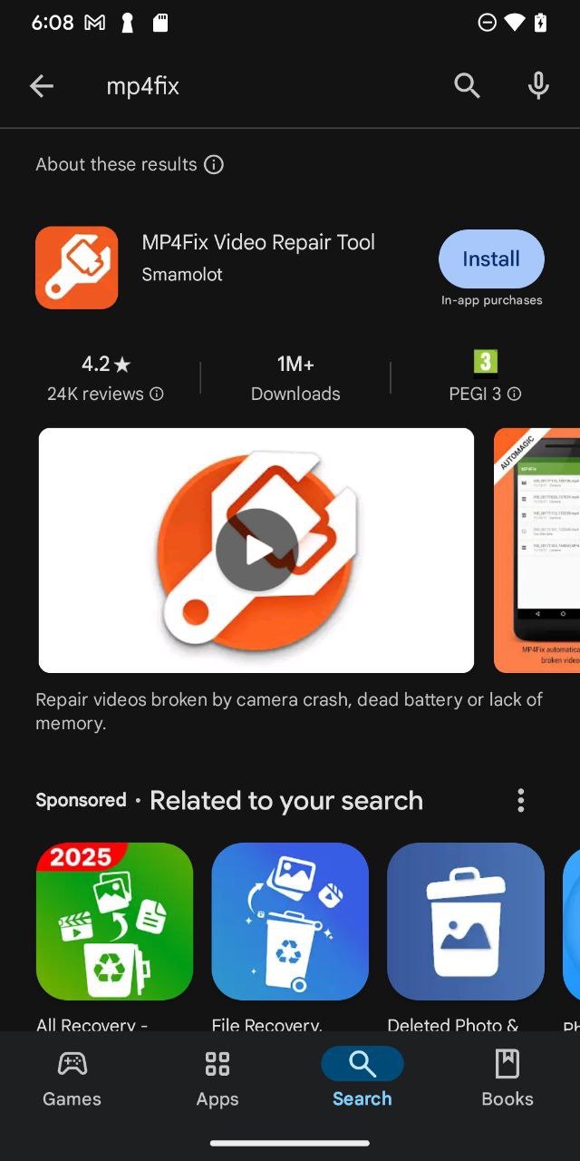 mp4fix play store