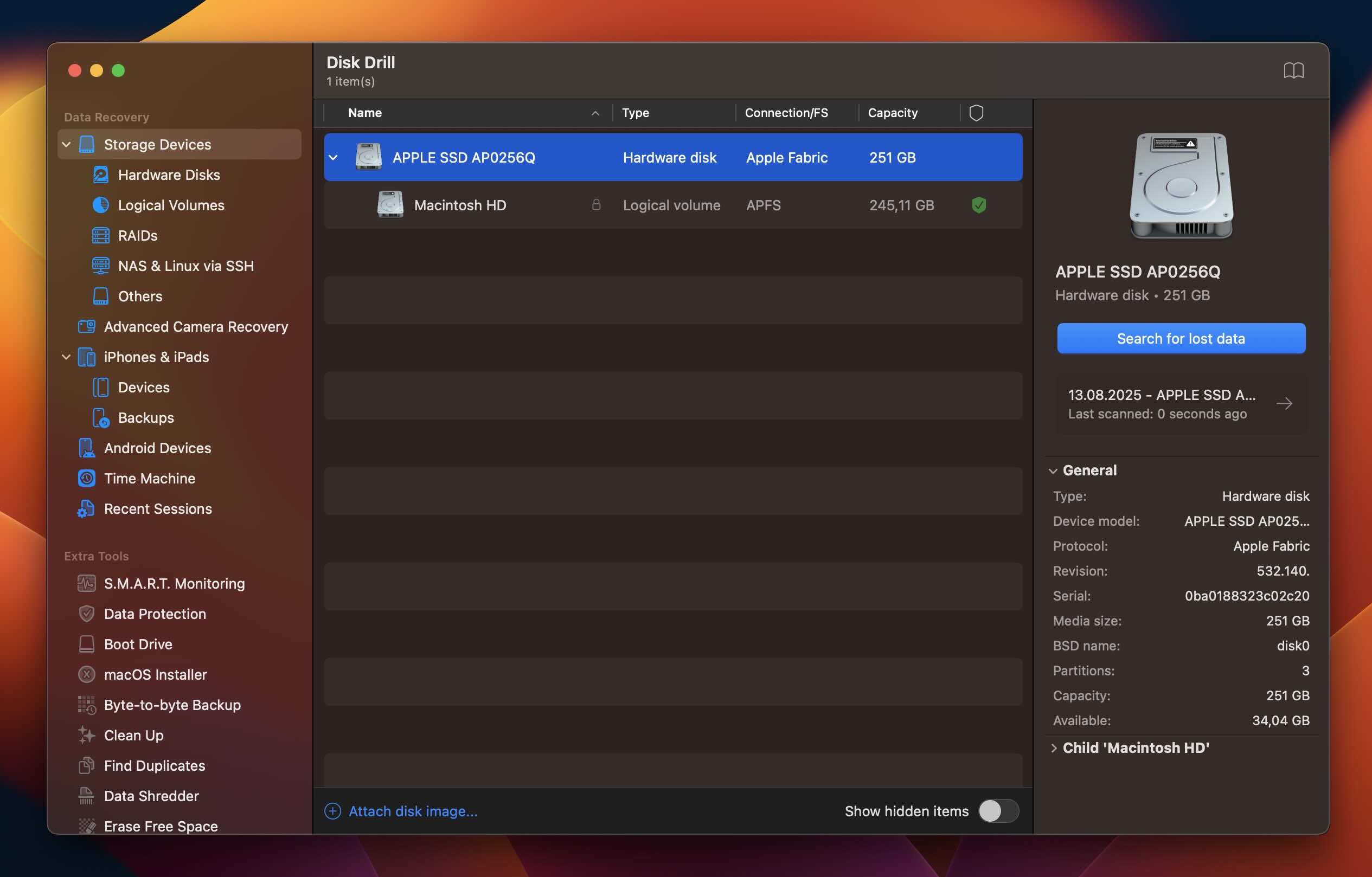 choose drive which contains screenshots