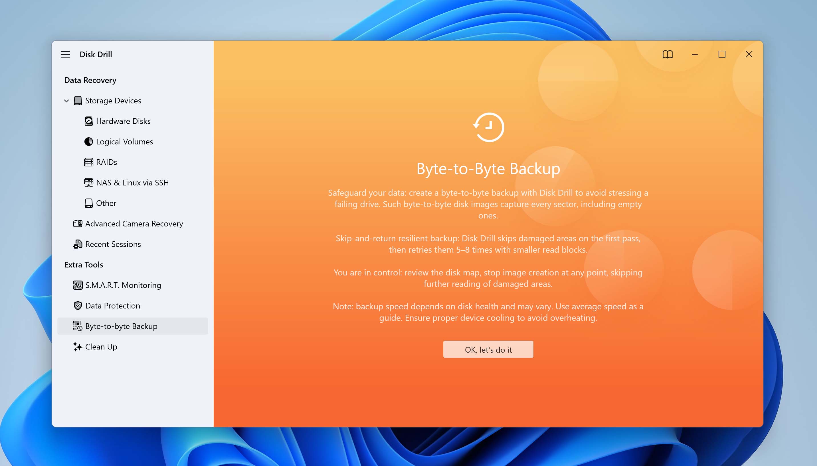 open backup module