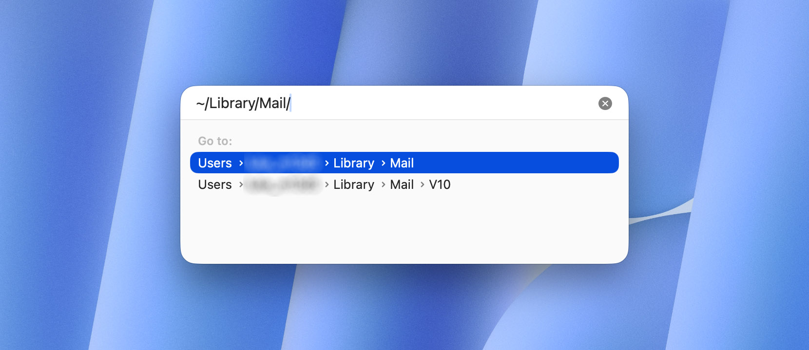 go to folder window