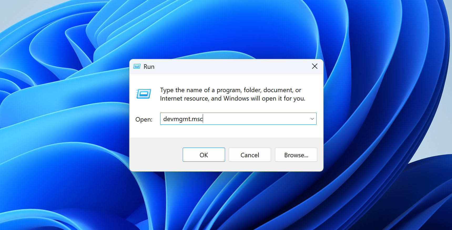 run device manager