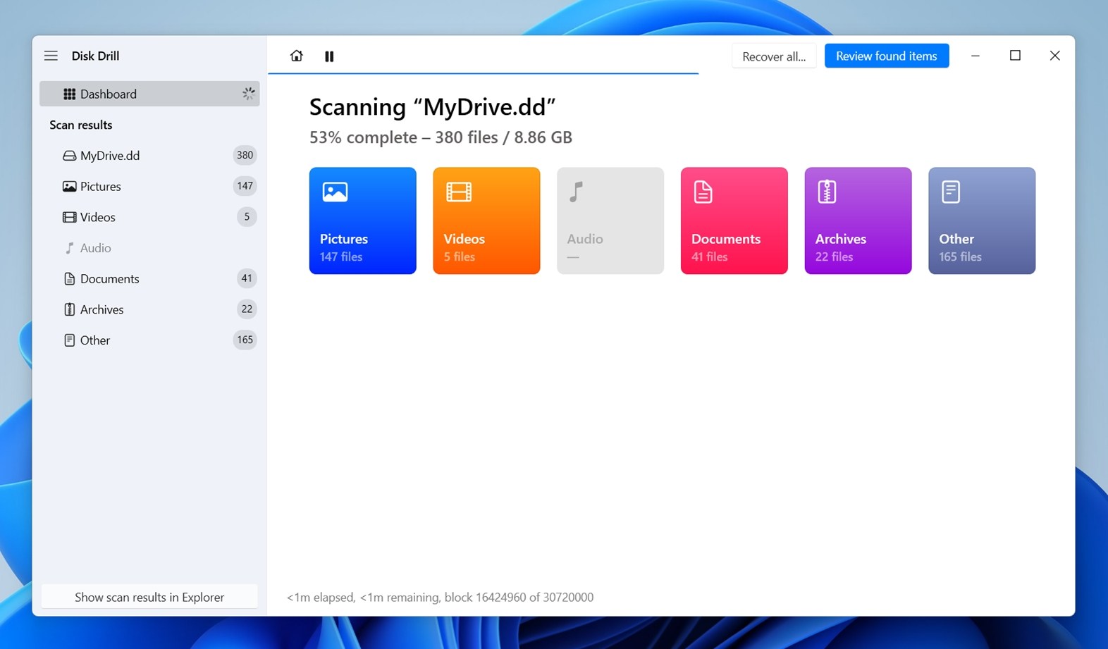 Browse through the categories