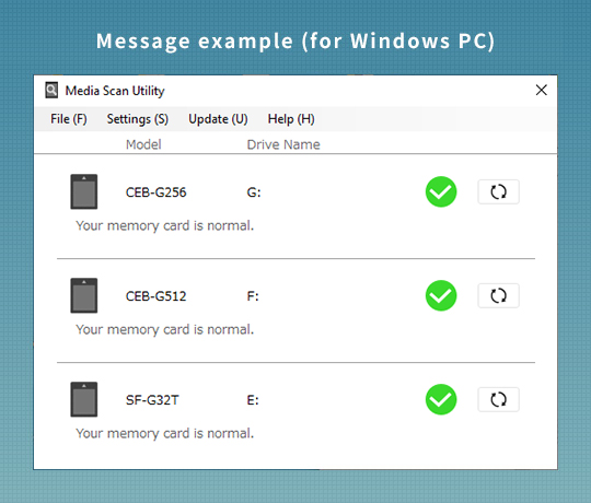 Media Scan Utility
