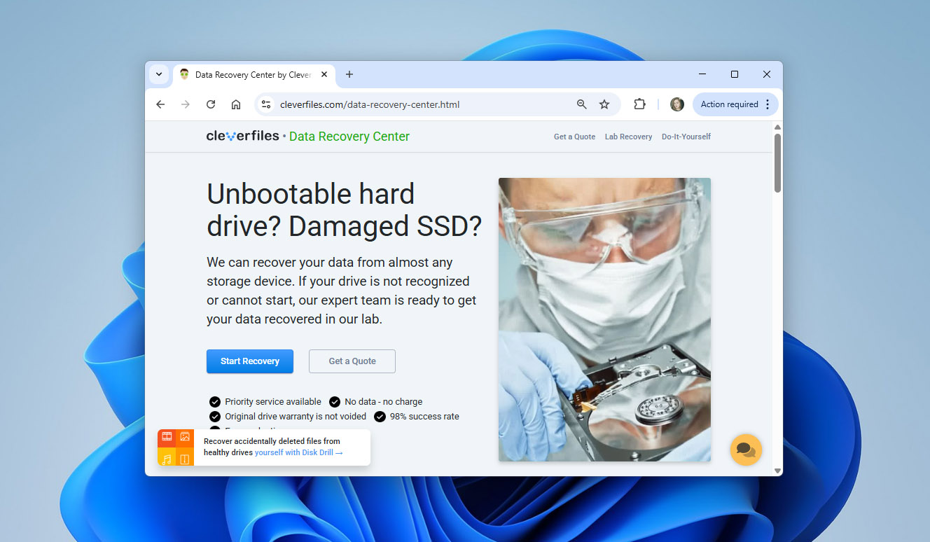 cleverfiles data recovery center