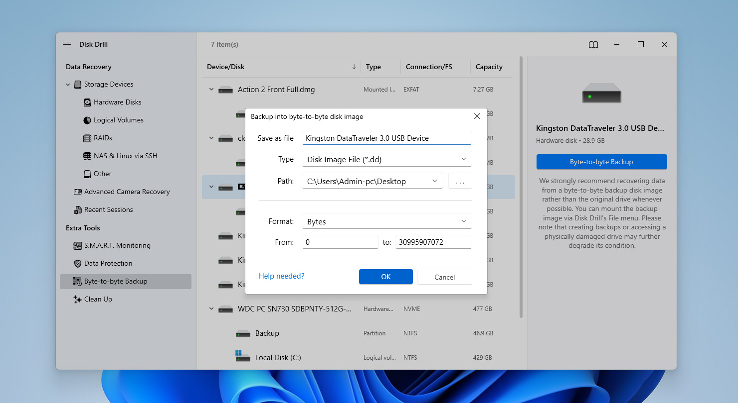 create sd card backup