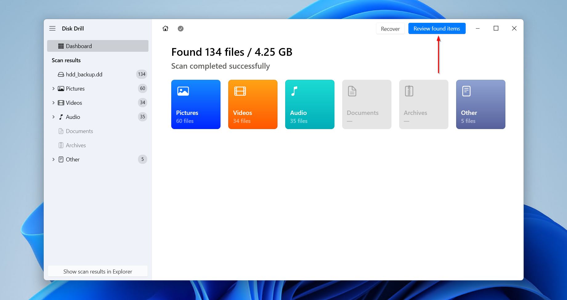 Reviewing the HDD data.