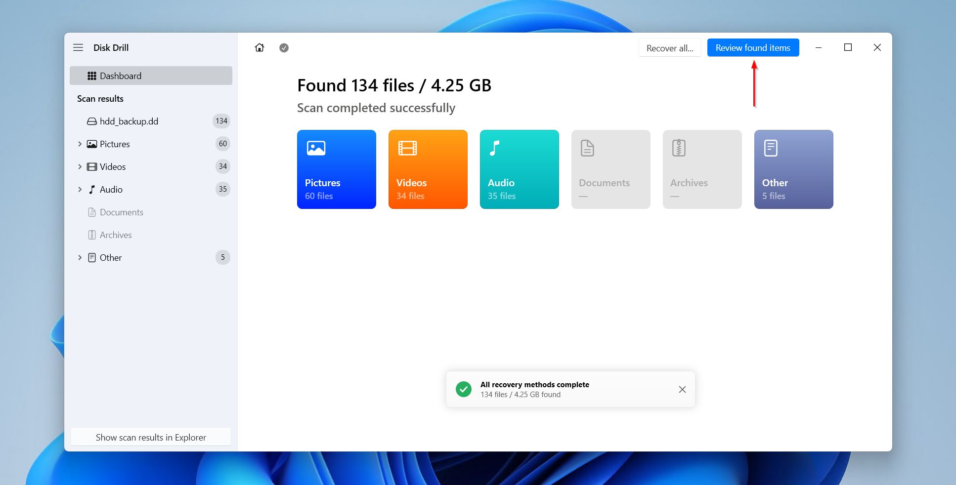 Reviewing the HDD files.